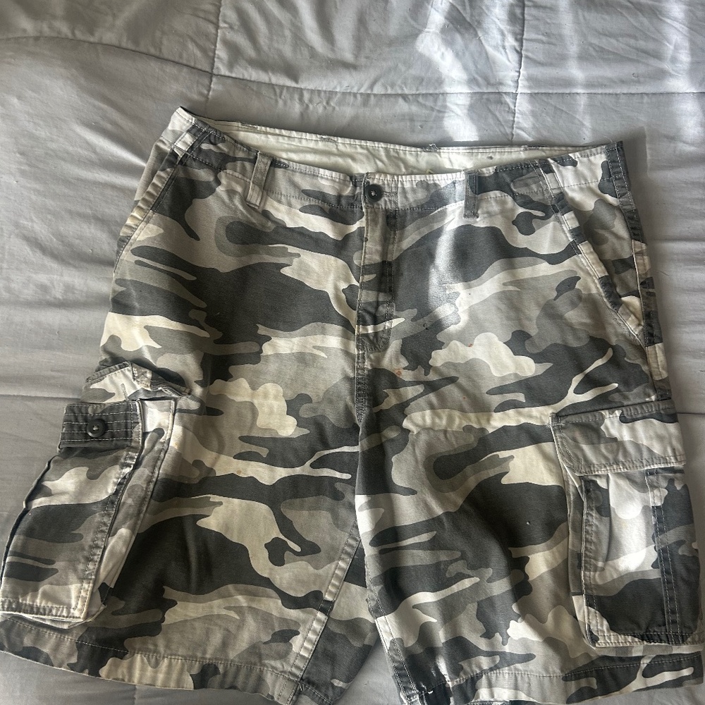 Camo Cargo Shorts